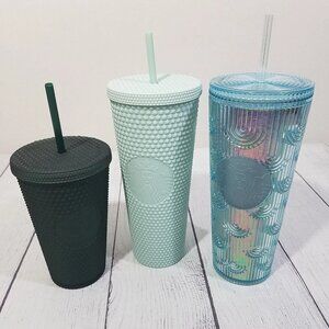Lot of 3 Starbucks Tumbler Cups